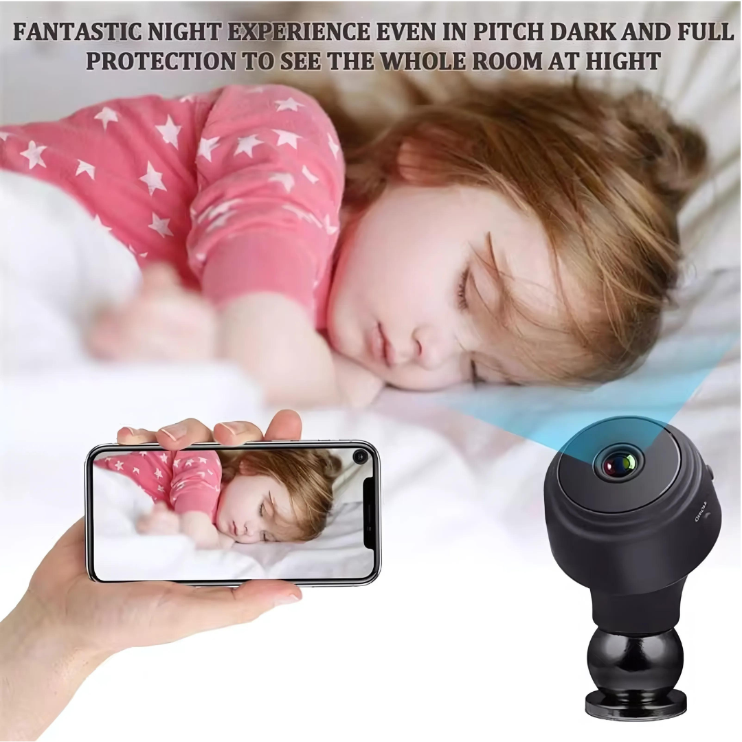 2MP HD Smart WiFi Camera with Night Vision & Motion Detection