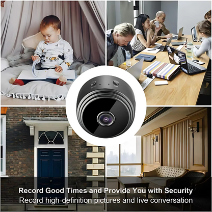 2MP HD Smart WiFi Camera with Night Vision & Motion Detection