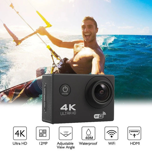 4k Action Camera 30fps With Wifi, Accessories