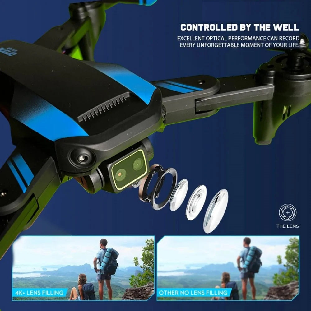 LH-68 Pro Drone: 4K HD Dual Camera with WiFi FPV & Remote Control